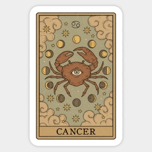 Cancer  Card Sticker